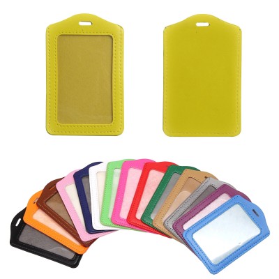Vertical PU Leather Card Holder