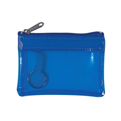 Translucent Zipper Coin Wallet