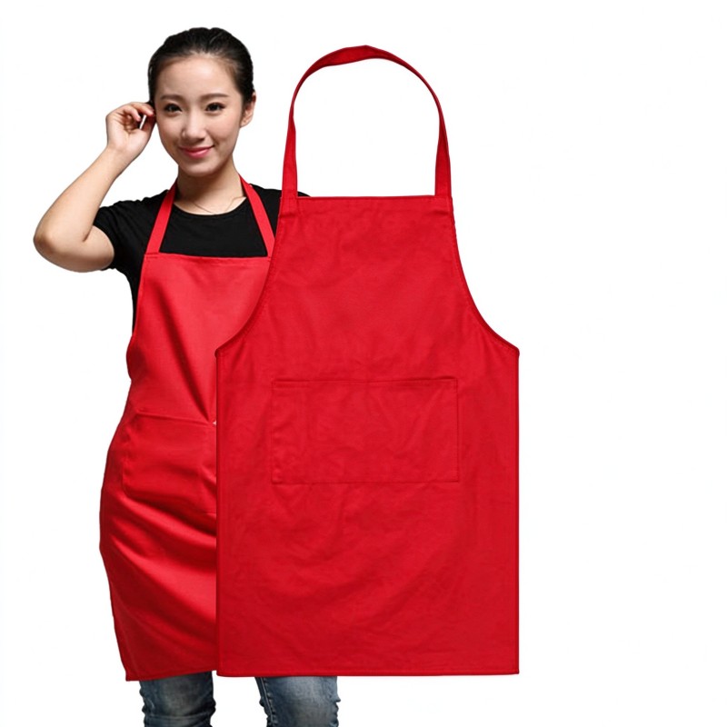 Polyester Apron With Two Pockets